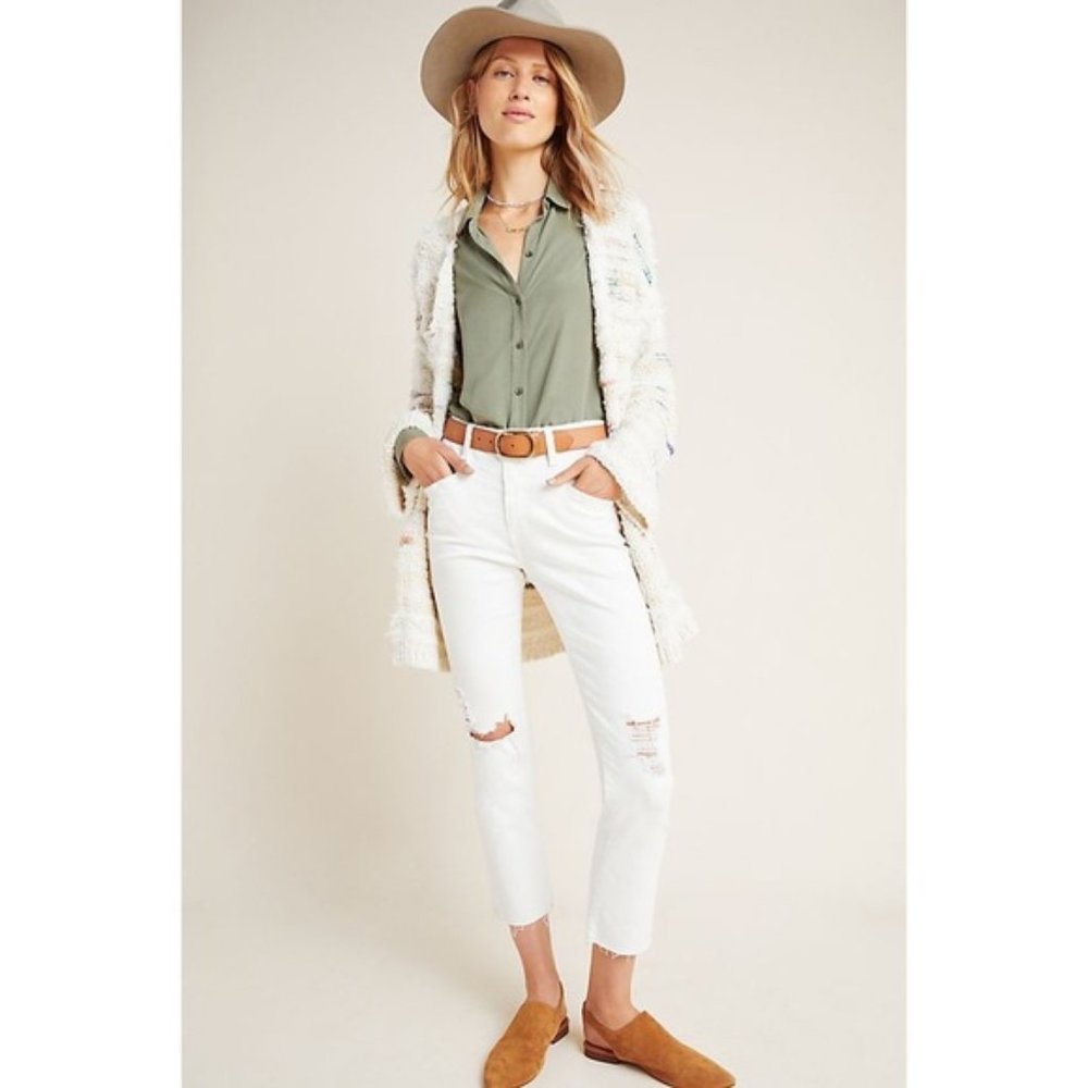 Anthropologie Margo Rainbow Cardigan